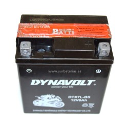 Batería de moto AGM DYNAVOLT YTX7L-BS