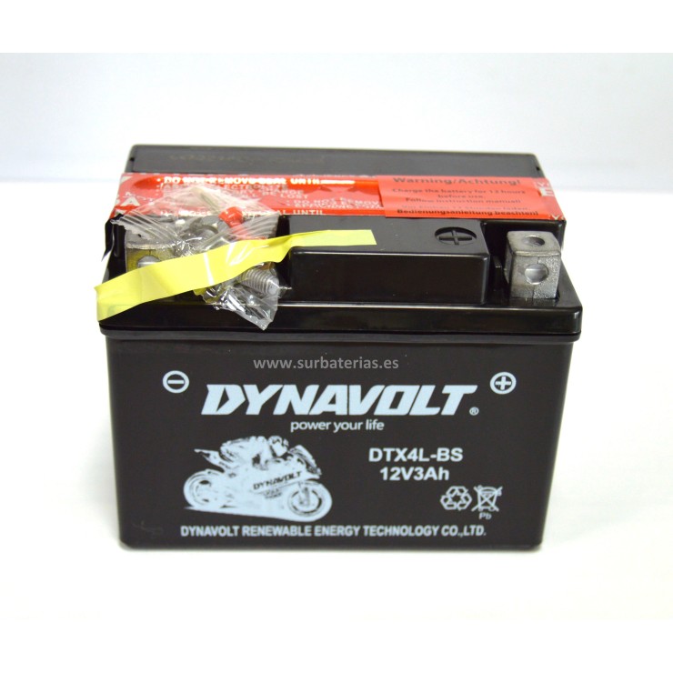 Batería moto AGM DYNAVOLT DTX4L-BS