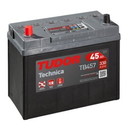 Batería de coche TUDOR Technica. 45Ah-300EN-Modelo TB456 (Borna fina)