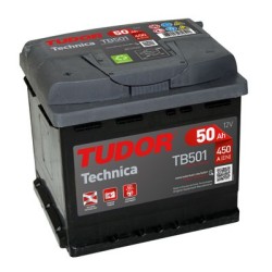 Batería de coche TUDOR Technica. 50Ah-450EN-Modelo TB500