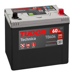 Batería de coche TUDOR Technica. 60Ah-520EN-Modelo TB602