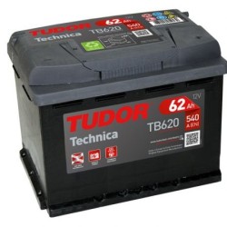 Batería de coche TUDOR Technica. 60Ah-520EN-Modelo TB602