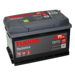 Batería de coche 4x4 TUDOR Technica. 70Ah-540EN-Modelo TB705