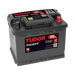 Batería de coche TUDOR STANDARD. 54Ah-460EN-Modelo TC550